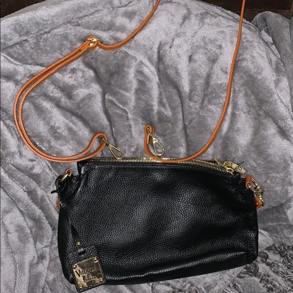 Valentine Italia black and brown crossbody
